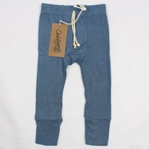 Childhoods Clothing Baby Jersey Pants Super Soft 12-18 Months Blue Made In USA